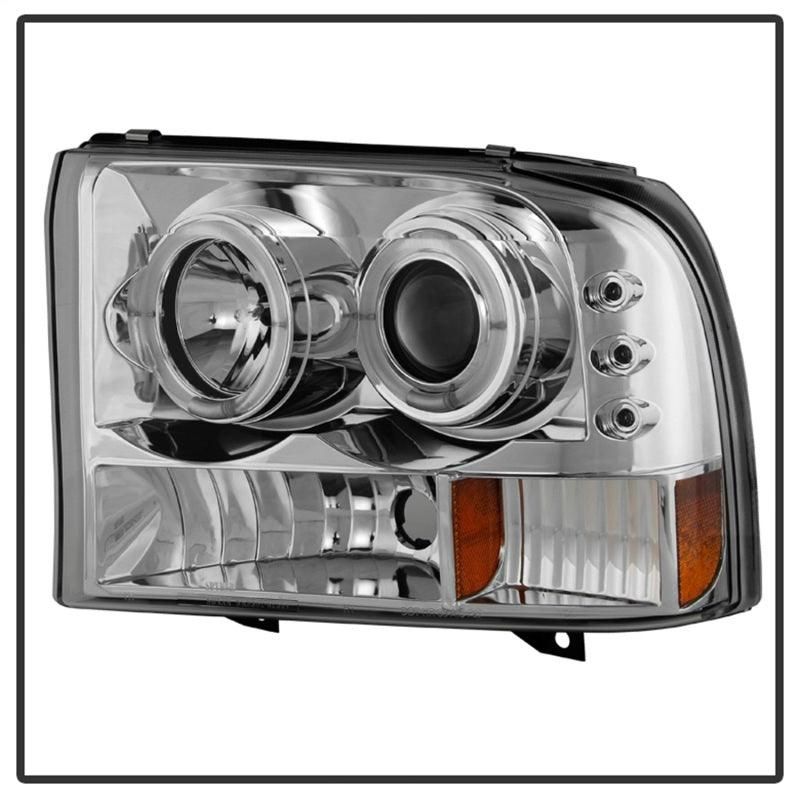 SPYDER 5010360 - SPY5010360 - Spyder Ford F250 Super Duty 99-04 Projector Version 2 LED Halo LED Chrm PRO-YD-FF25099-1P-G2-C - Shipped in Europe - Tuningsupply.com