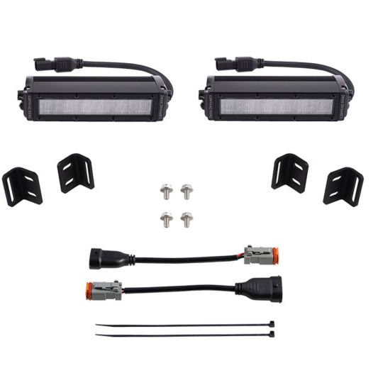Diode Dynamics DD7418 - DIODD7418 - Diode Dynamics 2022 Toyota Tundra SS6 LED Fog Light Kit - White Wide - Shipped in Europe - Tuningsupply.com