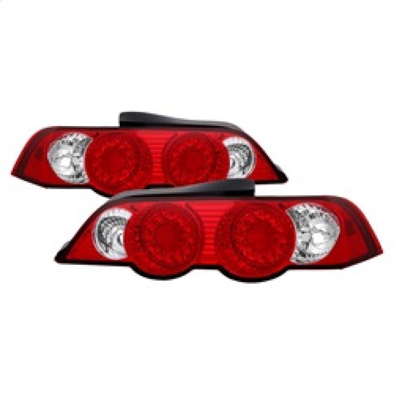 SPYDER 5000385 - SPY5000385 - Spyder Acura RSX 02-04 LED Tail Lights Red Clear ALT-YD-ARSX02-LED-RC - Shipped in Europe - Tuningsupply.com