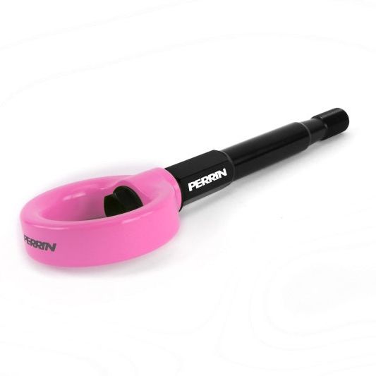 Perrin Performance PSP-BDY-235HP - PERPSP-BDY-235HP - PERRIN 18-21 Subaru WRX & STI / 13-25 BRZ / 17-20 Toyota 86 Tow Hook Kit (Front) - Hyper Pink - Shipped in Europe - Tuningsupply.com