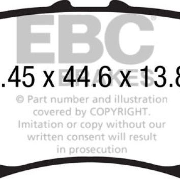 EBC DP32186C - EBCDP32186C - EBC 14+ Mazda 3 2.0 (Japan Build) Redstuff Rear Brake Pads - Shipped in Europe - Tuningsupply.com