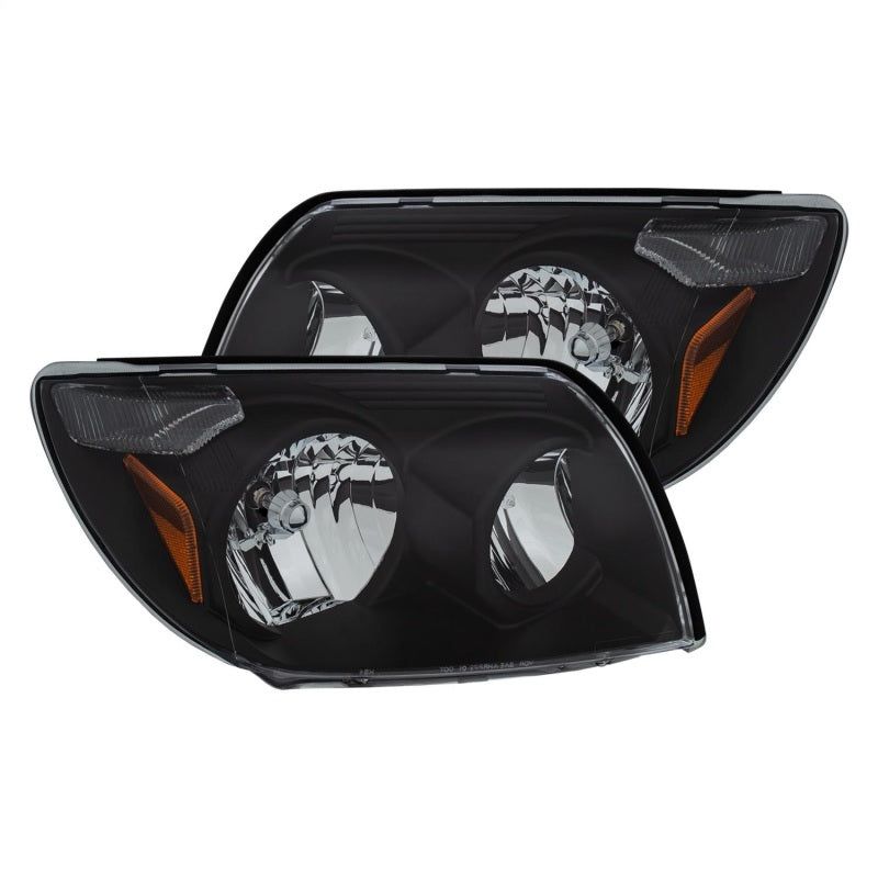 ANZO 111394 - ANZ111394 - ANZO 2003-2005 Toyota 4Runner Crystal Headlights Black - Shipped in Europe - Tuningsupply.com