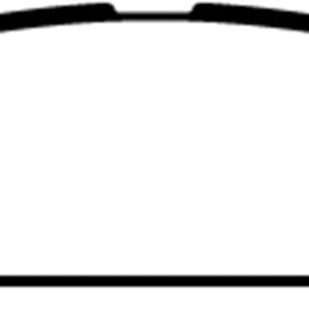 EBC DP41687R - EBCDP41687R - EBC 04-06 Saab 9-2X 2.0 Turbo Yellowstuff Rear Brake Pads - Shipped in Europe - Tuningsupply.com