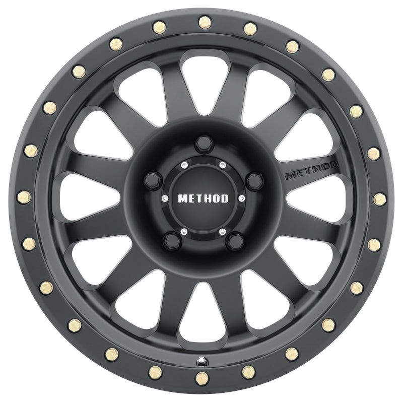 Method Wheels MR30451012550N - MRWMR30451012550N - Method MR304 Double Standard 15x10 -50mm Offset 5x4.5 83mm CB Matte Black Wheel - Shipped in Europe - Tuningsupply.com