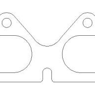 Cometic Gasket C4151-030 - CGSC4151-030 - Cometic 94-00 Honda All B Series Exhaust Manifold Gasket .030 inch MLS 1.850 inch X 1.340 inch Port - Shipped in Europe - Tuningsupply.com