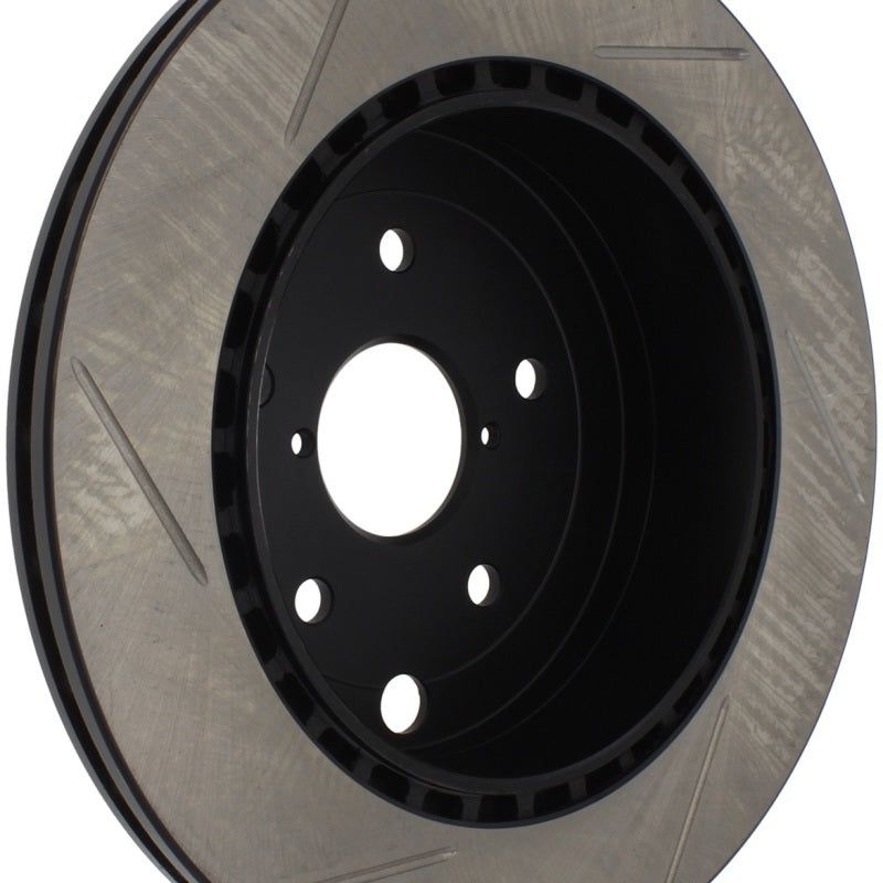 Stoptech 126.47030SL - STO126.47030SL - StopTech Power Slot 08-10 Subaru Impreza STi Rear Left Slotted Rotor - Shipped in Europe - Tuningsupply.com