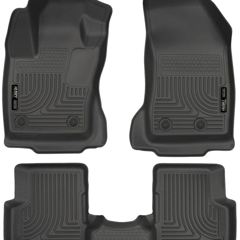 Husky Liners 99081 - HSL99081 - Husky Liners 2015 Jeep Renegade Weatherbeater Black Front and Second Row Floor Liners - Shipped in Europe - Tuningsupply.com