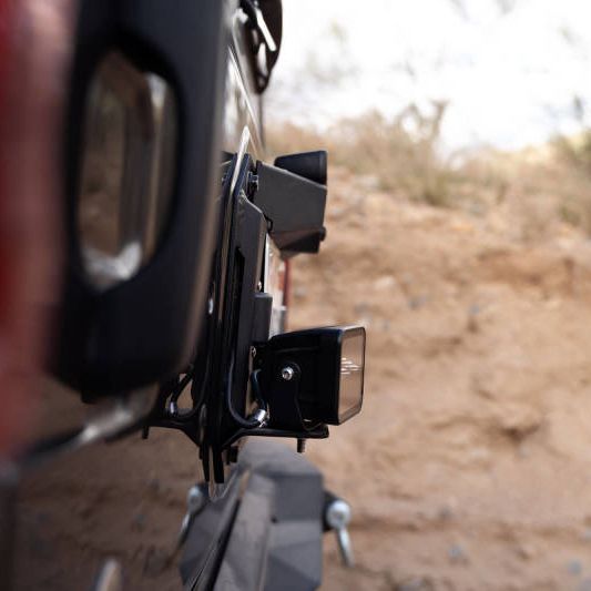 DV8 Offroad TSJL-03 - DVETSJL-03 - DV8 Offroad 18-22 Jeep Wrangler JL Spare Tire Delete Kit w/Light Mounts - Shipped in Europe - Tuningsupply.com