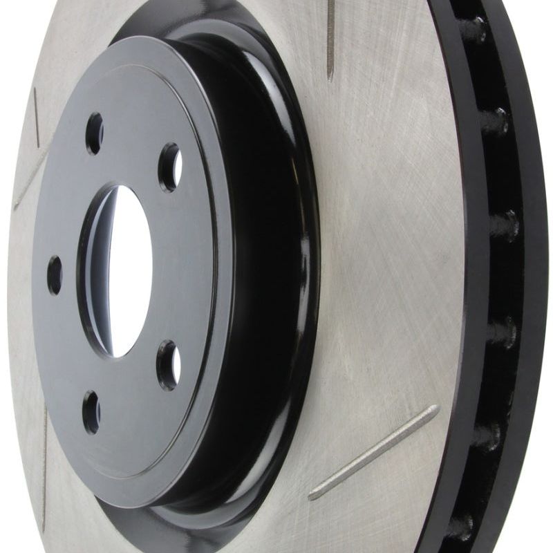 Stoptech 126.58010SL - STO126.58010SL - StopTech 12-18 Jeep Grand Cherokee SRT8 (380mm Front Disc) Front Left Slotted Sport Brake Rotor - Shipped in Europe - Tuningsupply.com