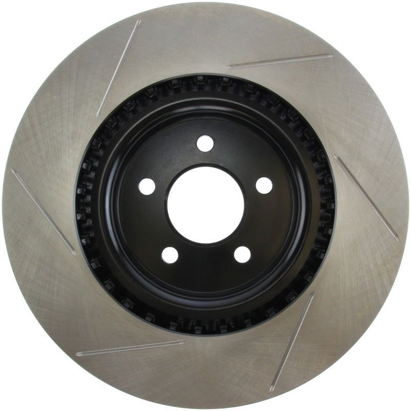 Stoptech 126.61089SL - STO126.61089SL - StopTech Power Slot 07-10 Ford Mustang Shelby Front Left Slotted Rotor - Shipped in Europe - Tuningsupply.com