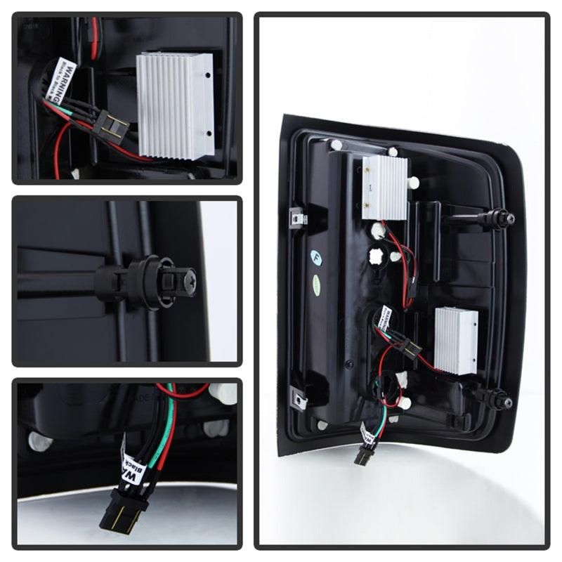 SPYDER 5080011 - SPY5080011 - Spyder Chevy 1500 14-16 Light Bar LED Tail Lights Red Clear ALT-YD-CS14-LBLED-RC - Shipped in Europe - Tuningsupply.com