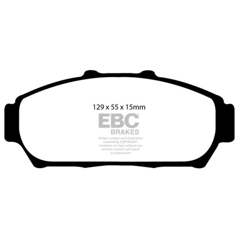 EBC DP41206R - EBCDP41206R - EBC 94-01 Acura Integra 1.8 Yellowstuff Front Brake Pads - Shipped in Europe - Tuningsupply.com