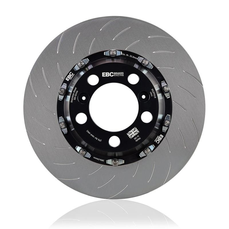 EBC SG2F017 - EBCSG2F017 - EBC Racing 2015+ Dodge Challenger SRT Hellcat 2 Piece SG Racing Front Rotors - Shipped in Europe - Tuningsupply.com