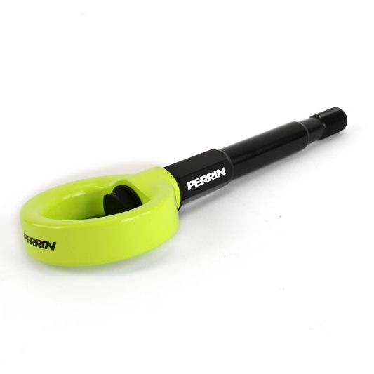 Perrin Performance PSP-BDY-252NY - PERPSP-BDY-252NY - PERRIN 15-21 Subaru WRX/STI Tow Hook Kit (Rear) - Neon Yellow - Shipped in Europe - Tuningsupply.com