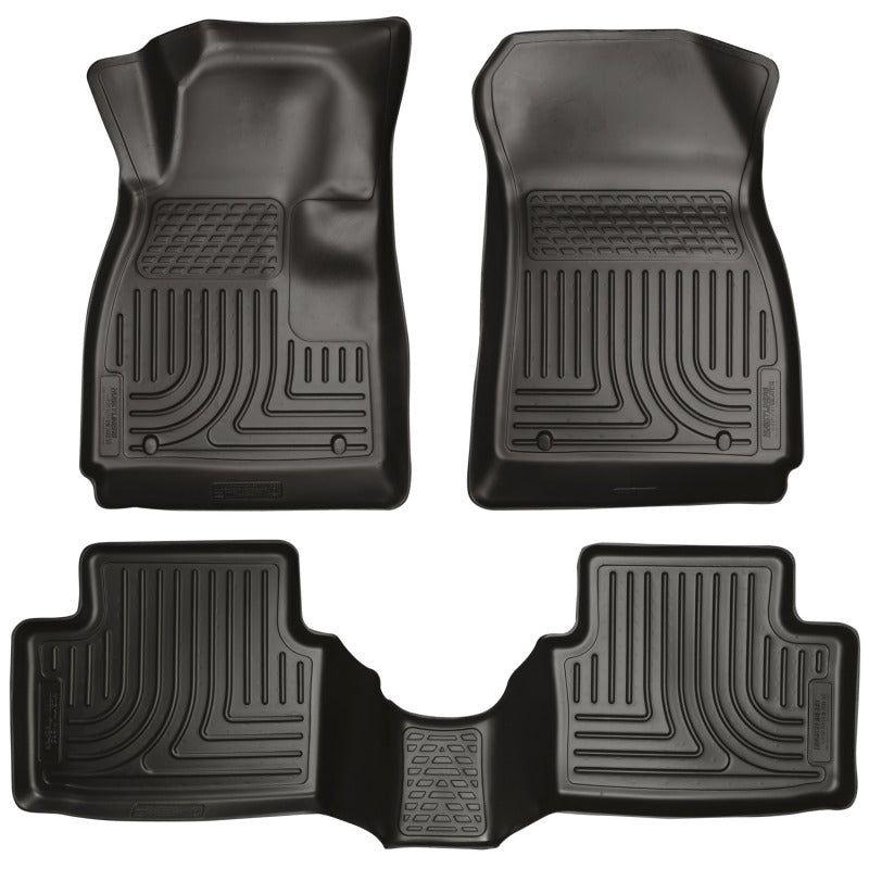 Husky Liners 98291 - HSL98291 - Husky Liners 12-14 Chevrolet Sonic Weatherbeater Black Front & 2nd Seat Floor Liners - Shipped in Europe - Tuningsupply.com