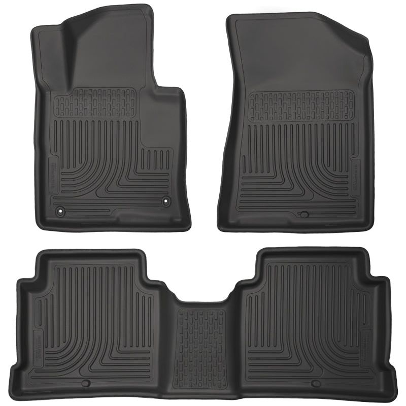 Husky Liners 99631 - HSL99631 - Husky Liners 2015 Hyundai Sonata Weatherbeater Black Front & 2nd Seat Floor Liners - Shipped in Europe - Tuningsupply.com