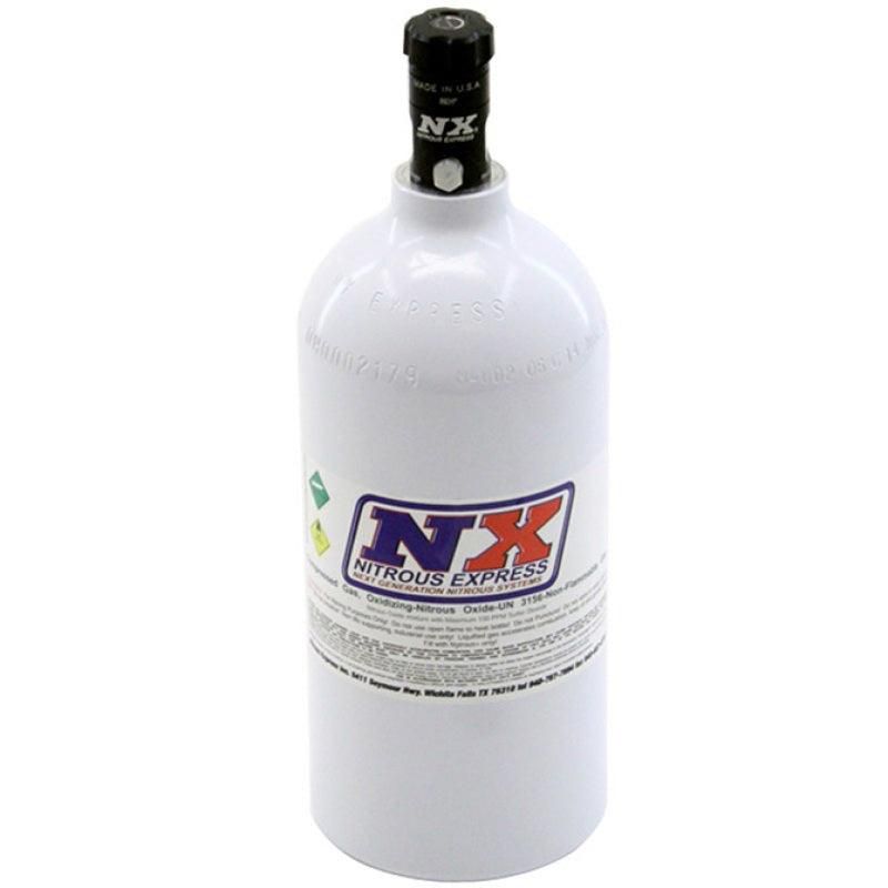 Nitrous Express 11025 - NEX11025 - Nitrous Express 2.5lb Bottle w/Motorcycle Valve (4.38 Dia x 12.37 Tall) - Shipped in Europe - Tuningsupply.com