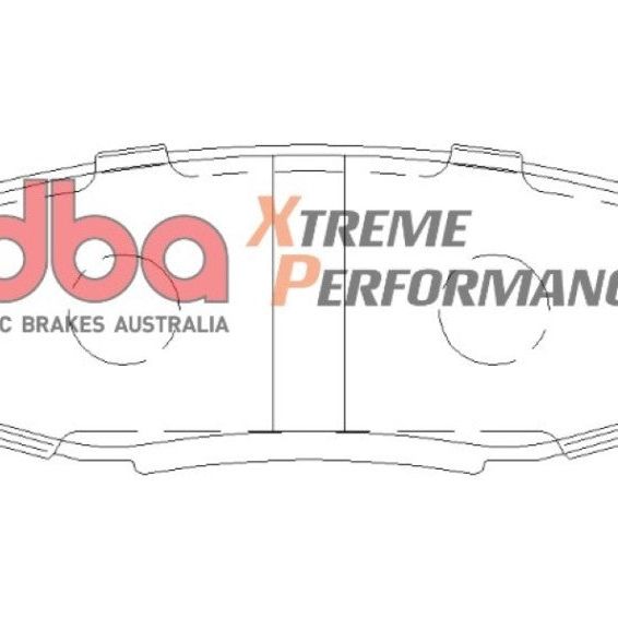 DBA DB1857XP - DBADB1857XP - DBA 2015 Toyota Tundra XP650 Rear Brake Pads - Shipped in Europe - Tuningsupply.com