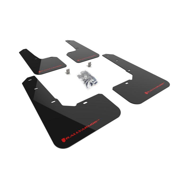 Rally Armor MF76-UR-BLK/RD - RALMF76-UR-BLK/RD - Rally Armor 22-25 Subaru Outback Wilderness Black Mud Flap Red Logo - Shipped in Europe - Tuningsupply.com