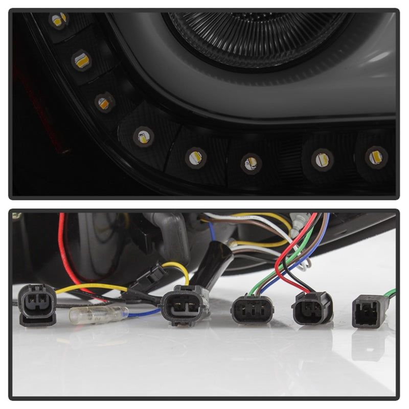 SPYDER 5086440 - SPY5086440 - Spyder 16-18 Honda Civic 4 Door Light Bar LED Tail Lights - Black Smoke (ALT-YD-HC164D-LB-BSM) - Shipped in Europe - Tuningsupply.com