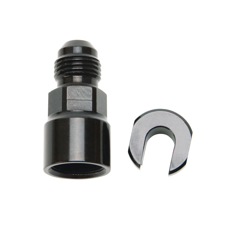 Russell 644123 - RUS644123 - Russell Performance -6 AN Male to 3/8in SAE Quick-Disconnect Female (Black Single) - Shipped in Europe - Tuningsupply.com