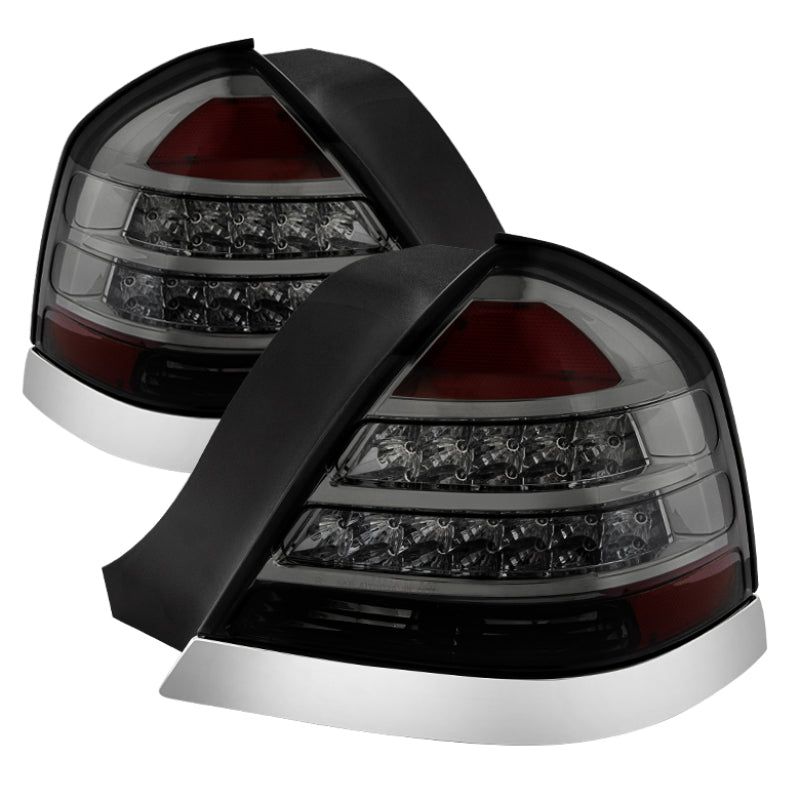 SPYDER 9027628 - SPY9027628 - xTune Crown Victoria 98-11 LED Tail Lights Smoke ALT-JH-CVIC98-LED-SM - Shipped in Europe - Tuningsupply.com