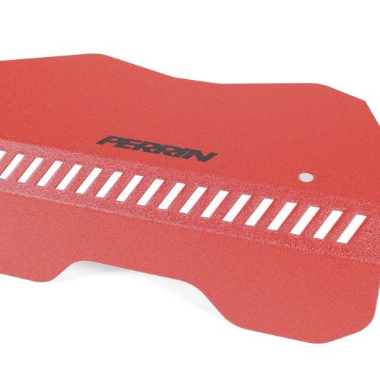 Perrin Performance PSP-ENG-153RD - PERPSP-ENG-153RD - PERRIN 22-25 Subaru WRX Pulley Cover - Red (TALL - For Use w/o PERRIN AOS) - Shipped in Europe - Tuningsupply.com