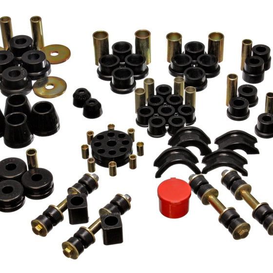 Energy Suspension 7.18102G - ENG7.18102G - Energy Suspension 74-78 Nissan 260Z/280Z Black Hyper-Flex Master Bushing Set - Shipped in Europe - Tuningsupply.com
