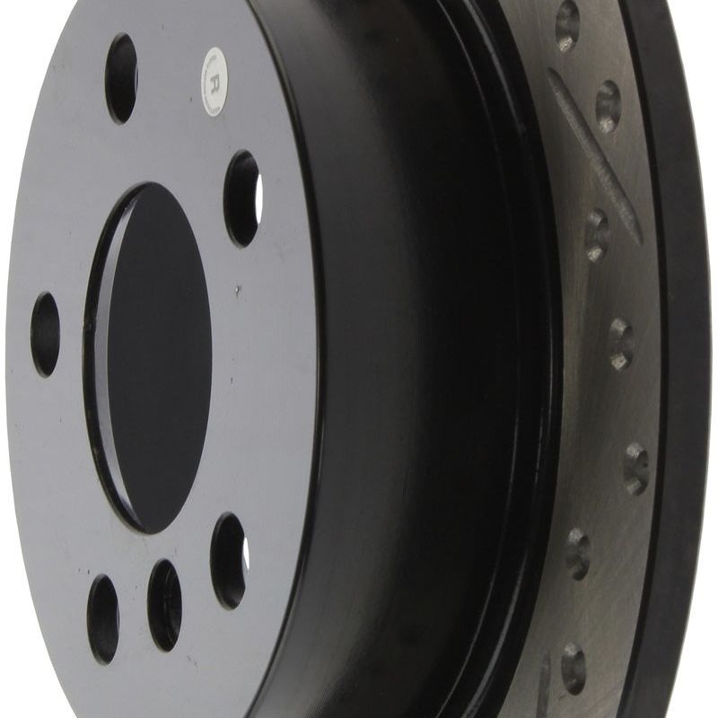 Stoptech 127.34159R - STO127.34159R - StopTech 14-15 Mini Cooper Base Slotted & Drilled Rear Right Rotor - Shipped in Europe - Tuningsupply.com