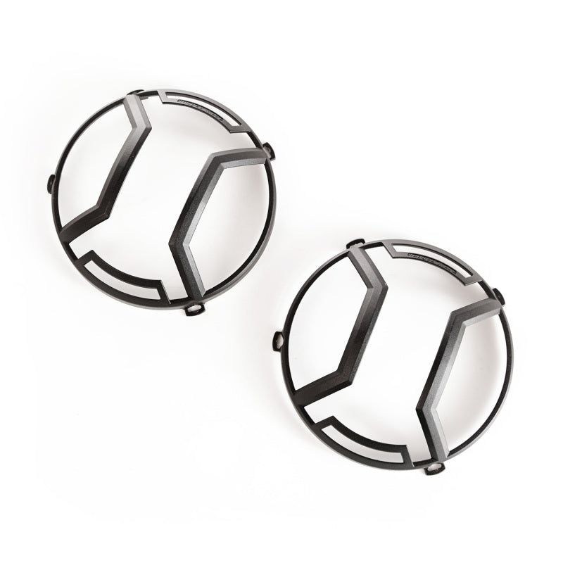 Rugged Ridge 11230.12 - RUG11230.12 - Rugged Ridge 07-18 Jeep Wrangler JK/JKU Textured Black Elite Headlight Euro Guards - Shipped in Europe - Tuningsupply.com