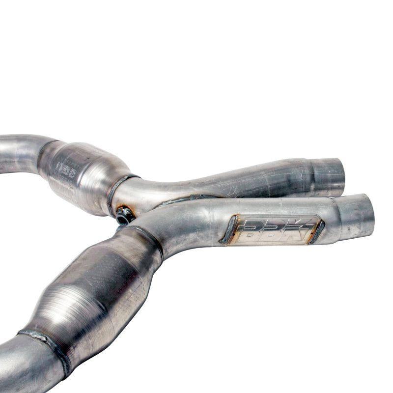 BBK 1637 - BBK1637 - BBK 05-10 Mustang 4.6 Short Mid X Pipe With Catalytic Converters 2-3/4 For BBK Long Tube Headers - Shipped in Europe - Tuningsupply.com