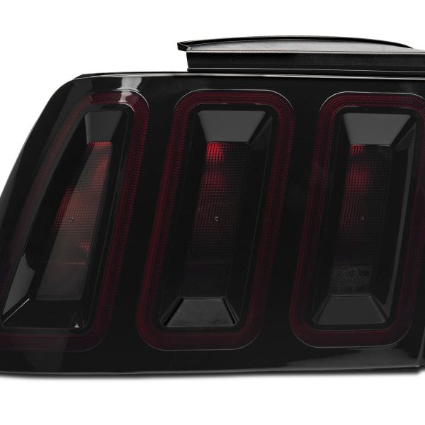 Raxiom 100807 - RAX100807 - Raxiom 99-04 Ford Mustang Excluding 99-01 Cobra Icon LED Tail Lights- Black Housing (Smoked Lens) - Shipped in Europe - Tuningsupply.com