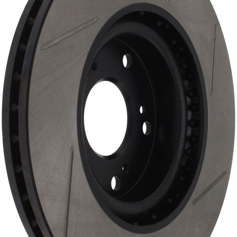 Stoptech 126.40057SR - STO126.40057SR - StopTech Power Slot Slotted 06-08 Honda Civic Si Front Right Rotor - Shipped in Europe - Tuningsupply.com