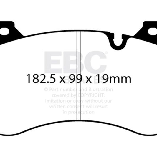 EBC DP52454NDX - EBCDP52454NDX - EBC 2021+ BMW M3/M4 3.0TT (G80/G82/G83) Bluestuff Front Brake Pads - Shipped in Europe - Tuningsupply.com