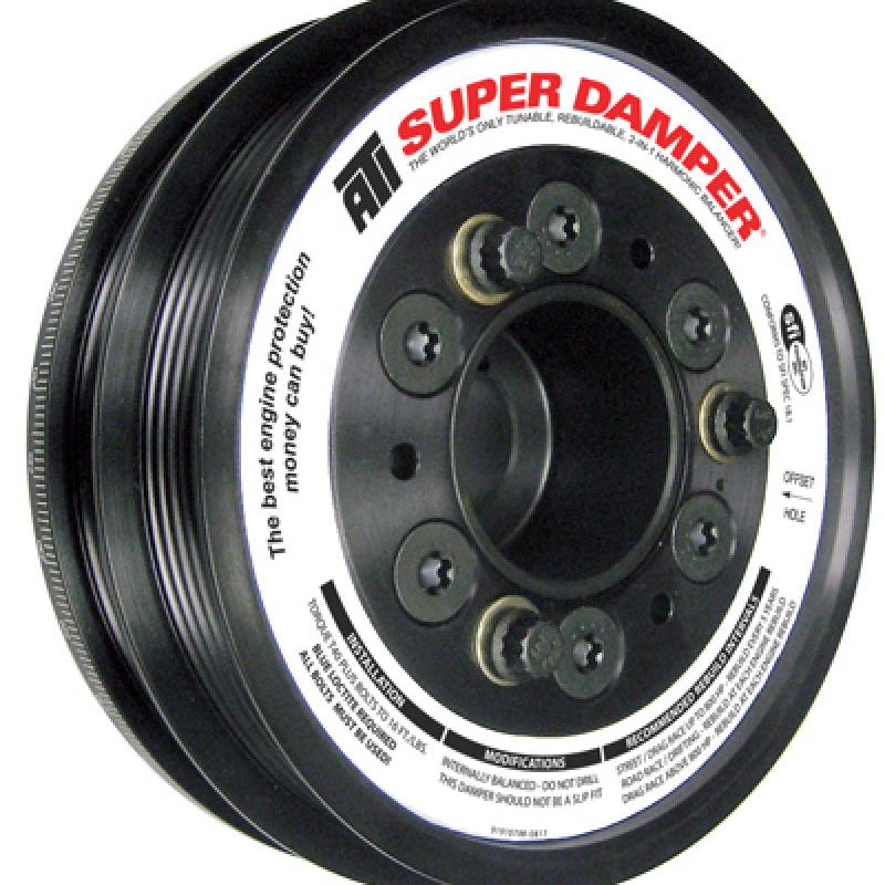 ATI ATI917757 - APPATI917757 - ATI Damper - 6.10in - Alum - 4 & 5 Grv - Acura Nsx 3.0L - 600 HP or Less - 1Pc - Shipped in Europe - Tuningsupply.com