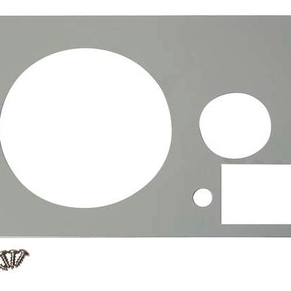 Kentrol 30412 - KEN30412 - Kentrol 77-86 Jeep CJ Gauge Cover - Polished Silver - Shipped in Europe - Tuningsupply.com