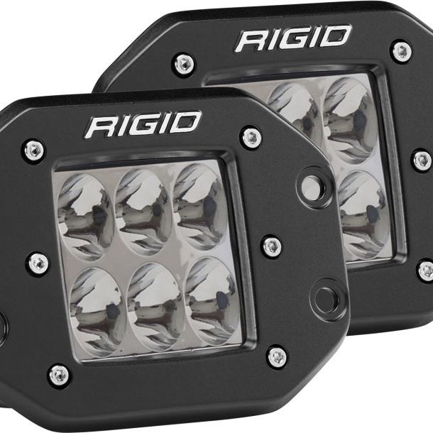 Rigid Industries 512313 - RIG512313 - Rigid Industries D2 - Flush Mount - Driving Pair - Shipped in Europe - Tuningsupply.com