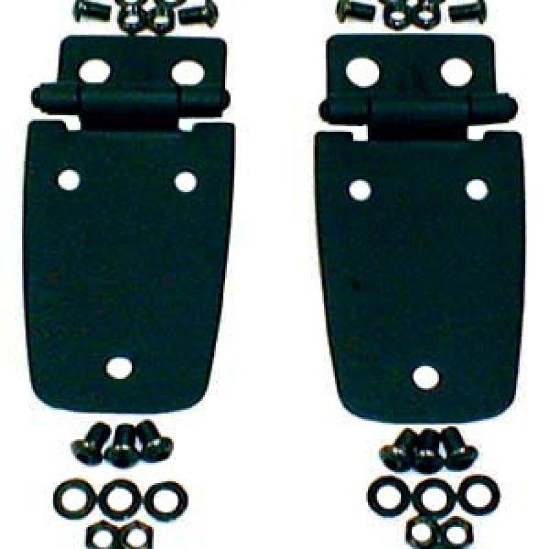 Rugged Ridge 11205.02 - RUG11205.02 - Rugged Ridge 97-06 Jeep Wrangler Black Hood Hinges - Shipped in Europe - Tuningsupply.com