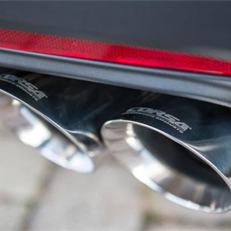 CORSA Performance 14333 - COR14333 - Corsa 2015-2017 Ford Mustang GT 5.0 Polish Quad Tips Kit - Shipped in Europe - Tuningsupply.com