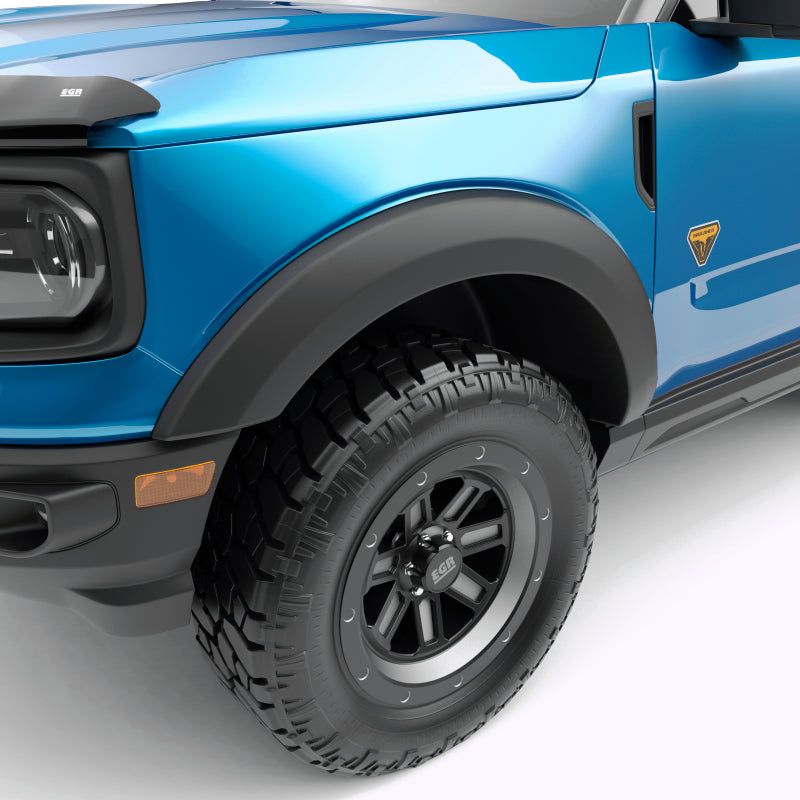 EGR 753564 - EGR753564 - EGR 21-23 Ford Bronco Sport (Sport Utility) EGR Rugged Look Fender Flares (Set of 4) - Smooth Matte - Shipped in Europe - Tuningsupply.com