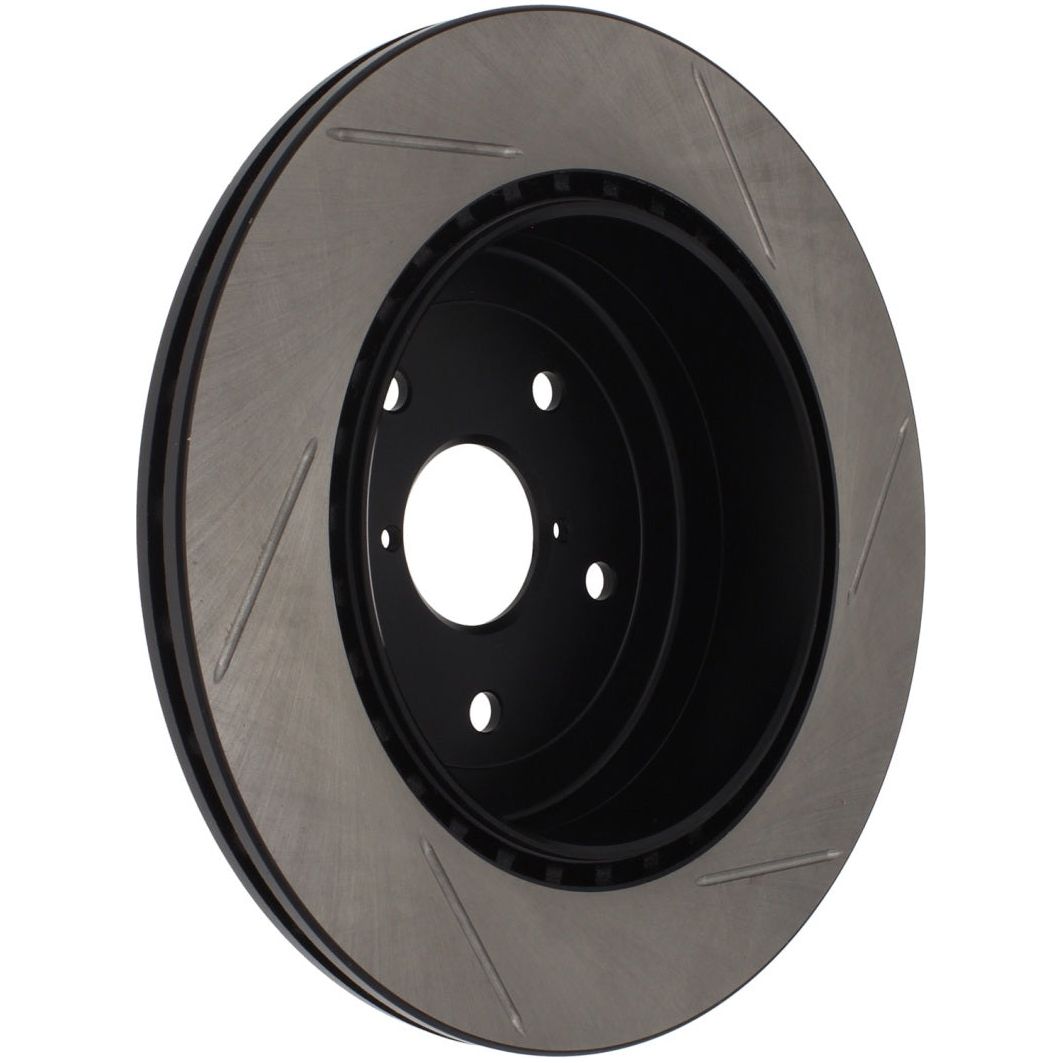 Stoptech 126.47023SR - STO126.47023SR - StopTech Power Slot 05-07 STi Rear Right Slotted Rotor - Shipped in Europe - Tuningsupply.com