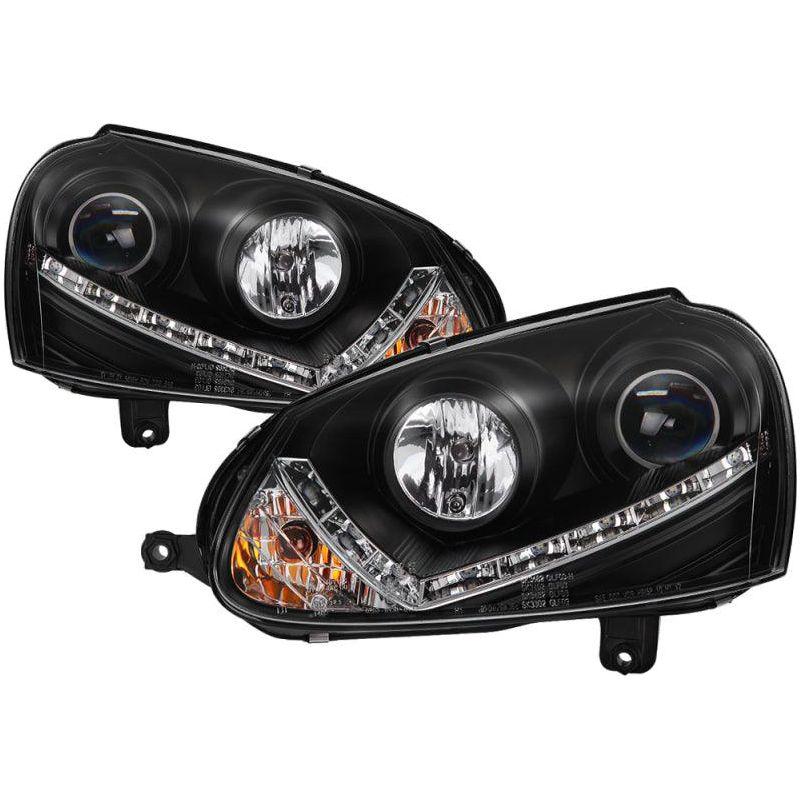 SPYDER 5017529 - SPY5017529 - Spyder Volkswagen GTI 06-09/Jetta 06-09 Xenon/HID Model Only - DRL Black PRO-YD-VG06-HID-DRL-BK - Shipped in Europe - Tuningsupply.com