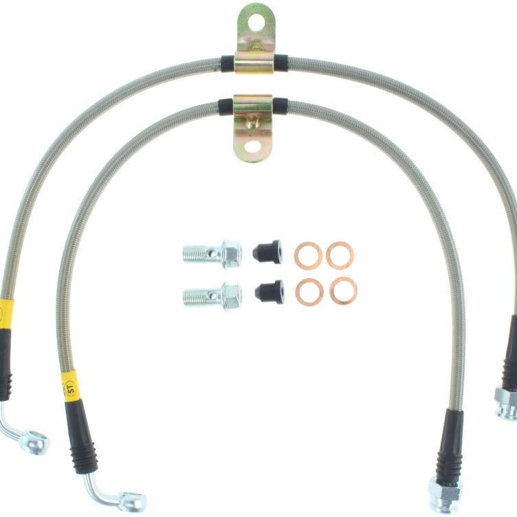 Stoptech 950.45005 - STO950.45005 - StopTech Stainless Steel Front Brake lines for Mazda RX8 - Shipped in Europe - Tuningsupply.com