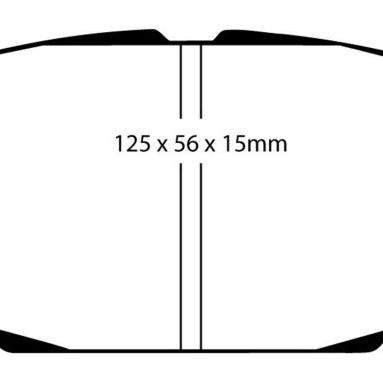 EBC DP4610R - EBCDP4610R - EBC 86-92 Toyota Supra 2.8 Yellowstuff Front Brake Pads - Shipped in Europe - Tuningsupply.com
