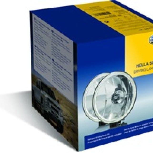 Hella LA005750941 - HELLA005750941 - Hella 500FF 12V/55W Halogen Driving Lamp Kit - Shipped in Europe - Tuningsupply.com