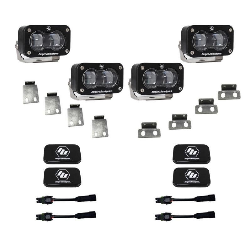 Baja Designs 448166 - BAJ448166 - Baja Designs 21-22 Ford F-150 Raptor S2 SAE Dual Fog Pocket Light Kit - Clear - Shipped in Europe - Tuningsupply.com