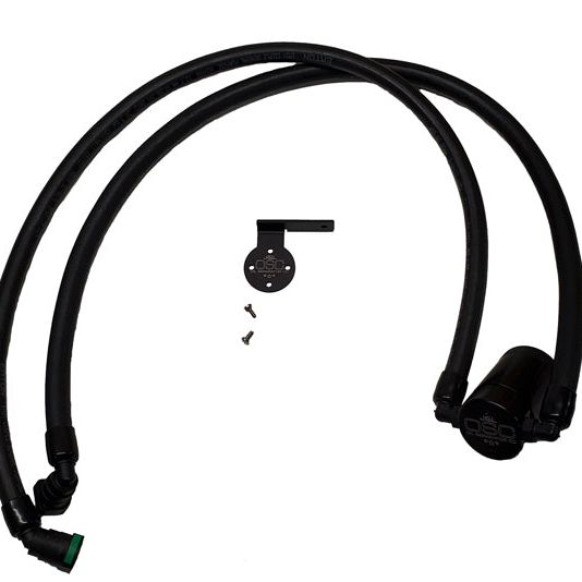 J&L 3028P-B - JLT3028P-B - J&L 2021-2025 Ford F-150 3.5L Passenger Side Oil Separator 3.0 - Black Anodized - Shipped in Europe - Tuningsupply.com