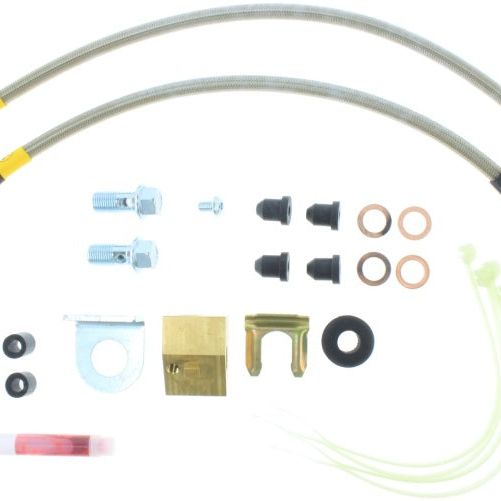 Stoptech 950.58501 - STO950.58501 - StopTech 06-10 Jeep Grand Cherokee (all) Stainless Steel Rear Brake Lines - Shipped in Europe - Tuningsupply.com