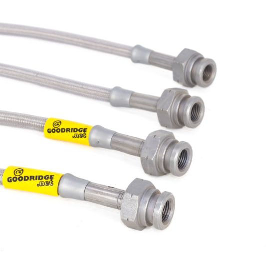 Goodridge 20015 - GRI20015 - Goodridge 92-95 Honda Civic All Models w/ Rear Drum / 93-00 Del Sol Rear Drum SS Brake Lines - Shipped in Europe - Tuningsupply.com
