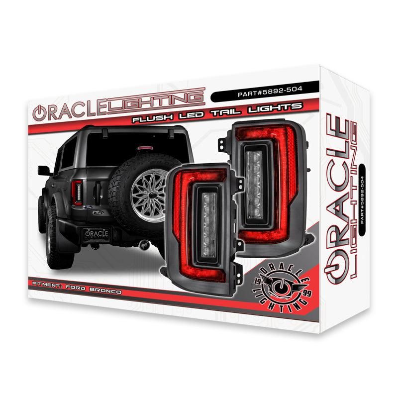 ORACLE Lighting 5892-504 - ORL5892-504 - Oracle Lighting 21-22 Ford Bronco Flush Style LED Taillights - Shipped in Europe - Tuningsupply.com